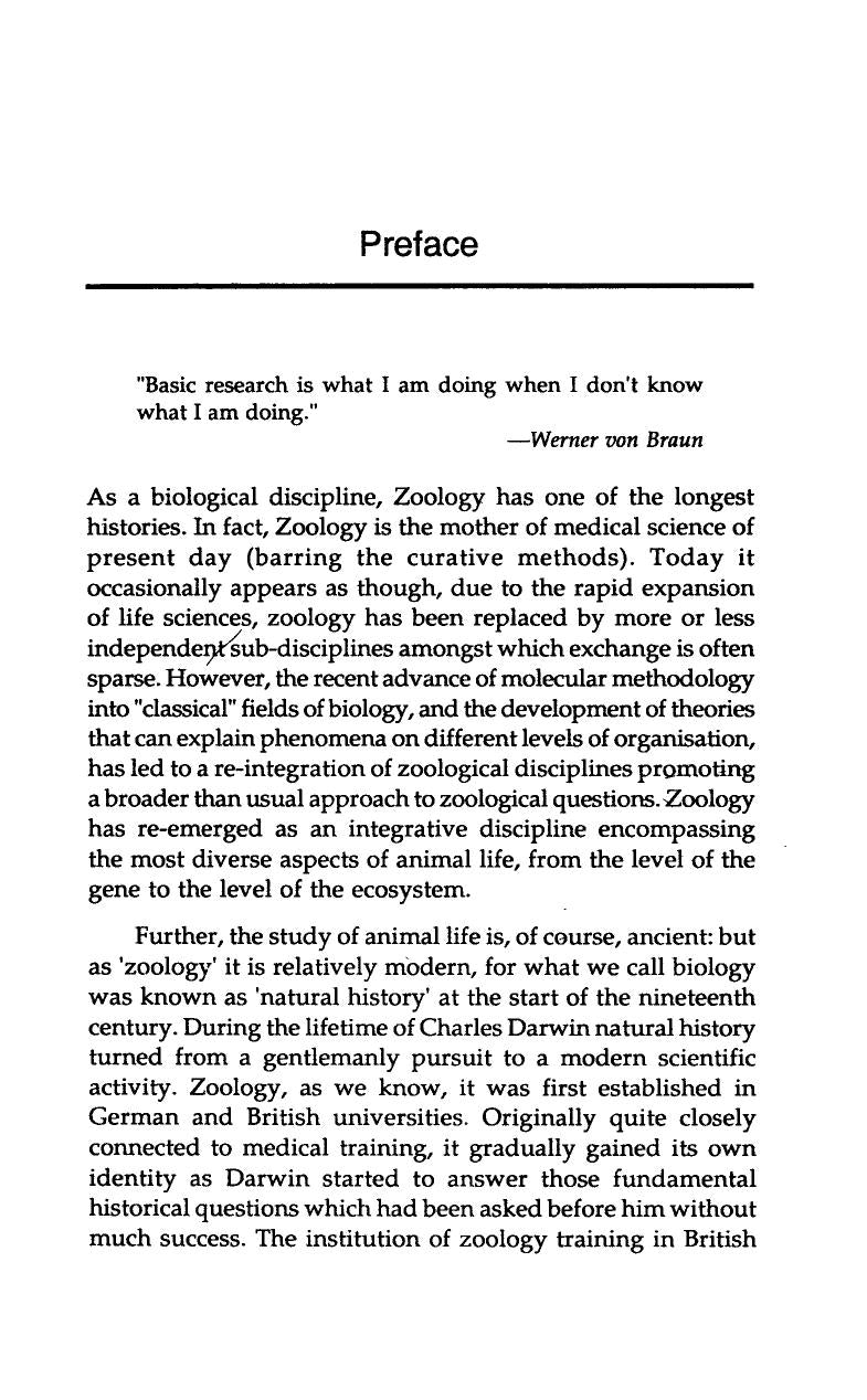 Research In Zoology Fundamentals Areas And Methodology