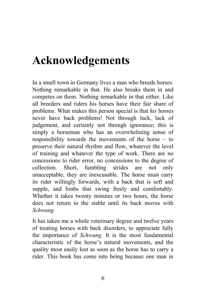 Understanding The Horses Back