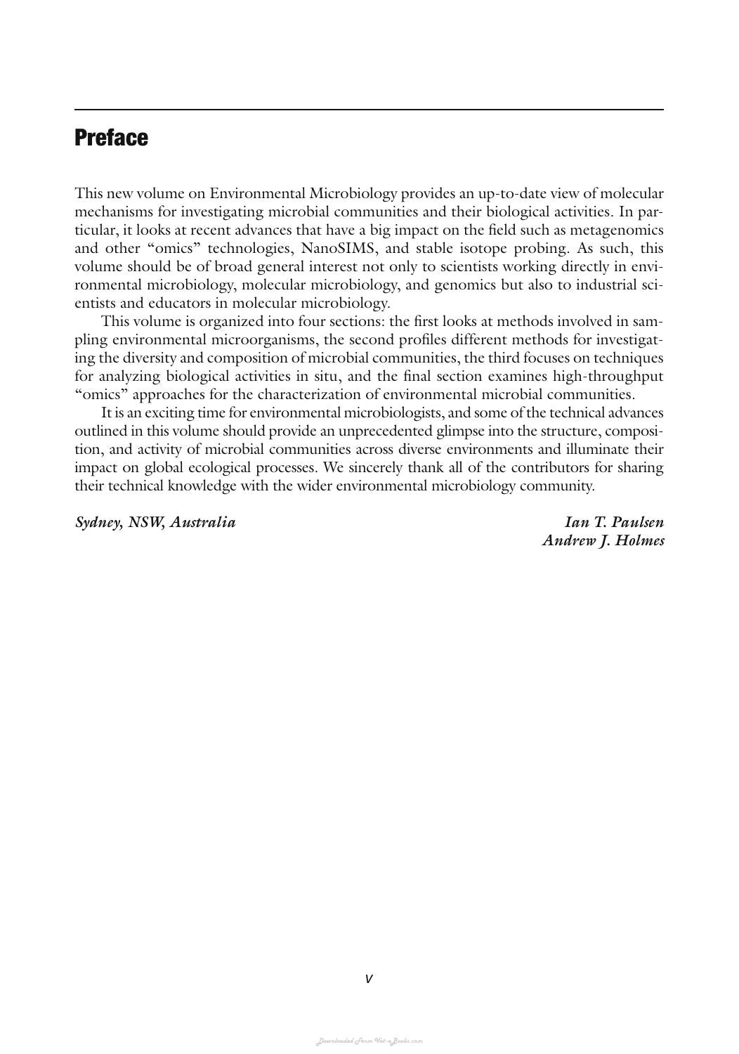 Environmental Microbiology Methods and Protocols 2nd Edition