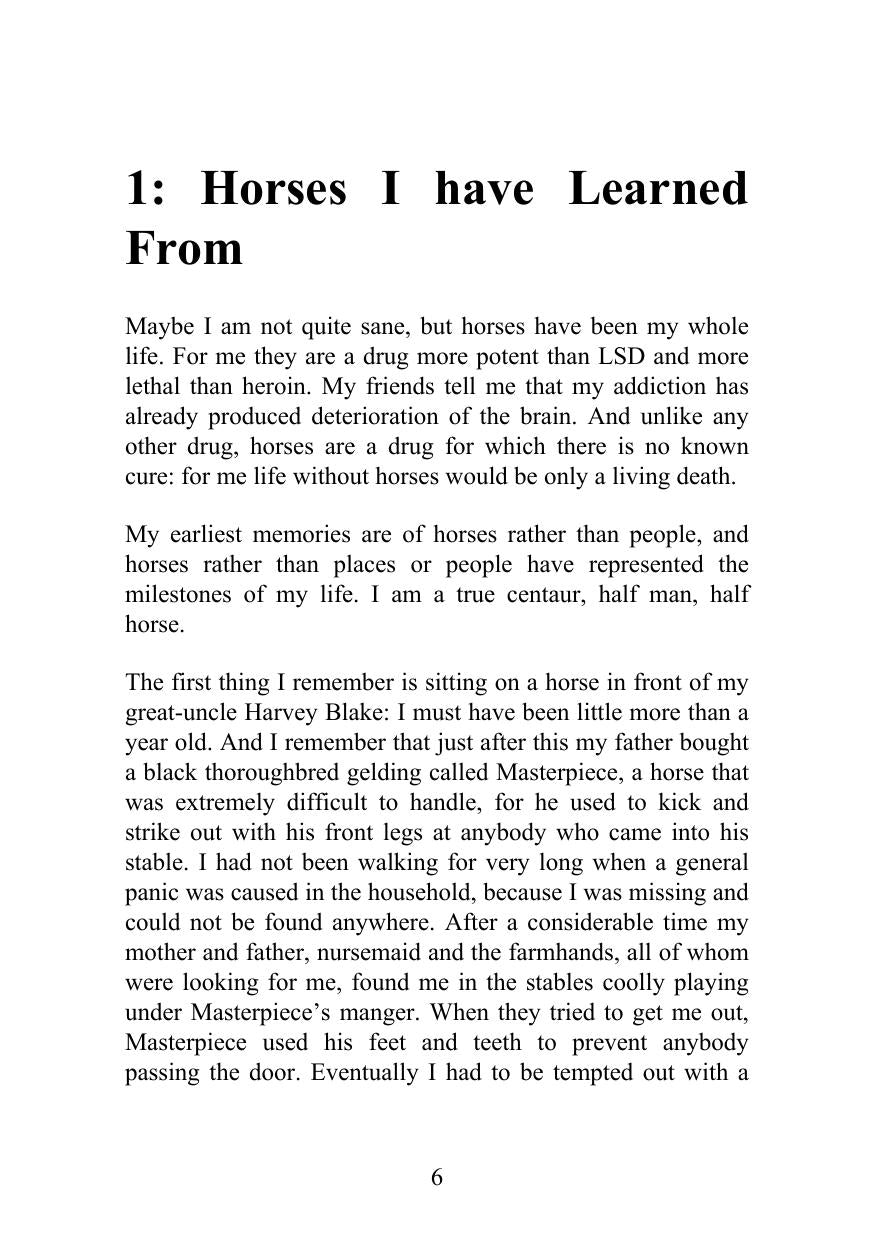 Talking With Horses