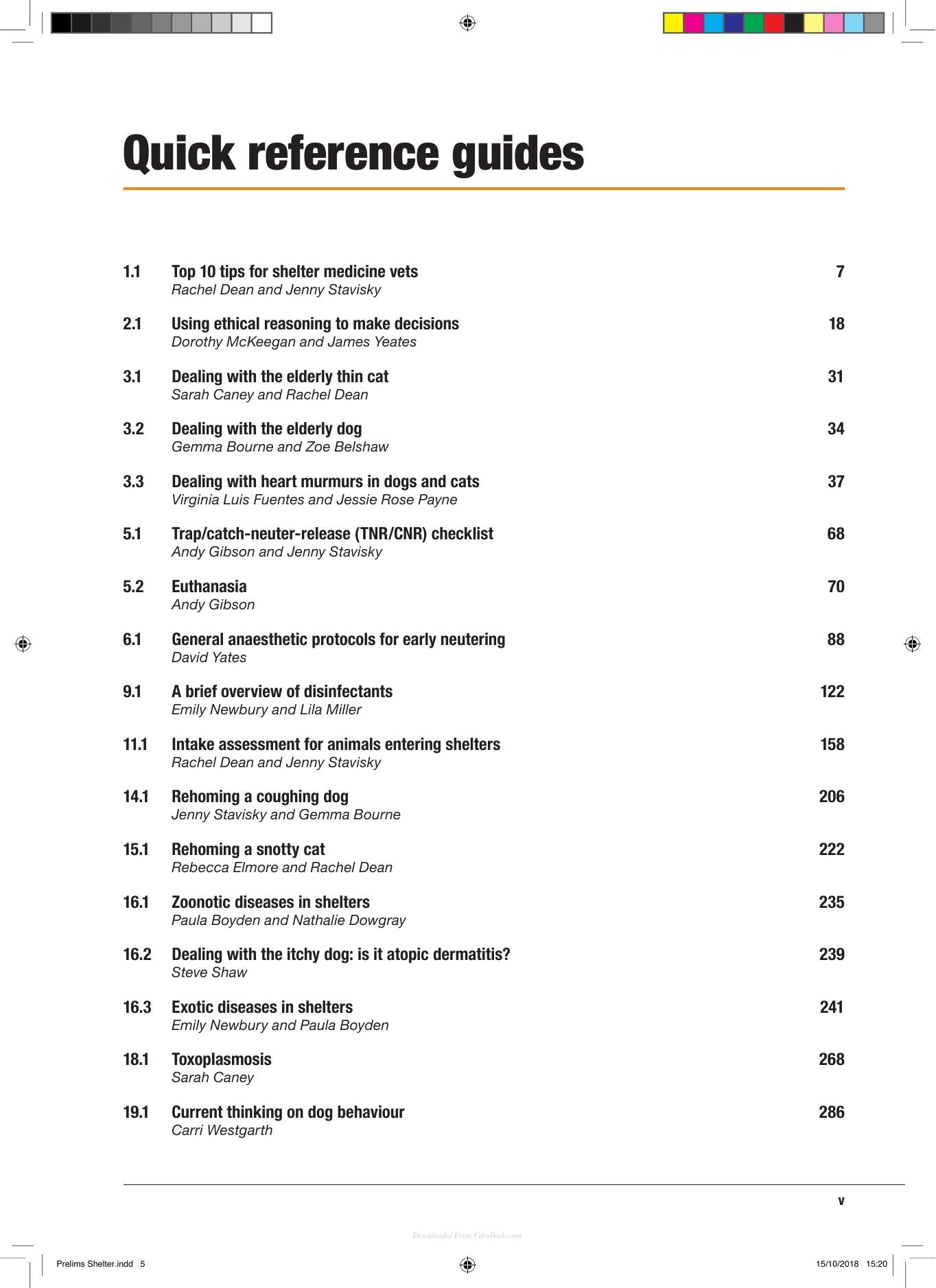 Bsava Manual of Canine and Feline Shelter Medicine Principles of Health and Welfare in a Multi Animal Environment