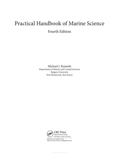 Practical Handbook of Marine Science Fourth Edition