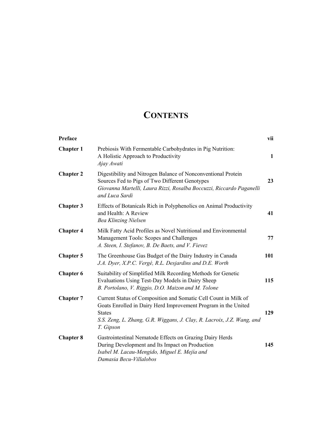New Research On Livestock Science And Dairy Farming