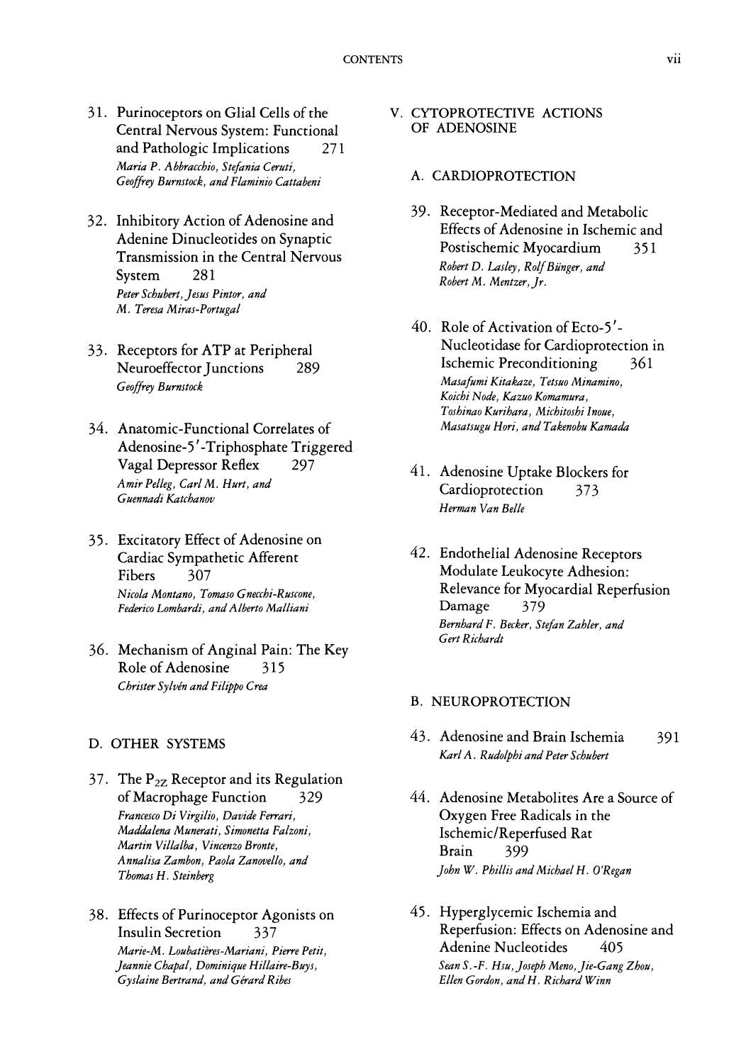 Adenosine and Adenine Nucleotides from Molecular Biology to Integrative Physiology