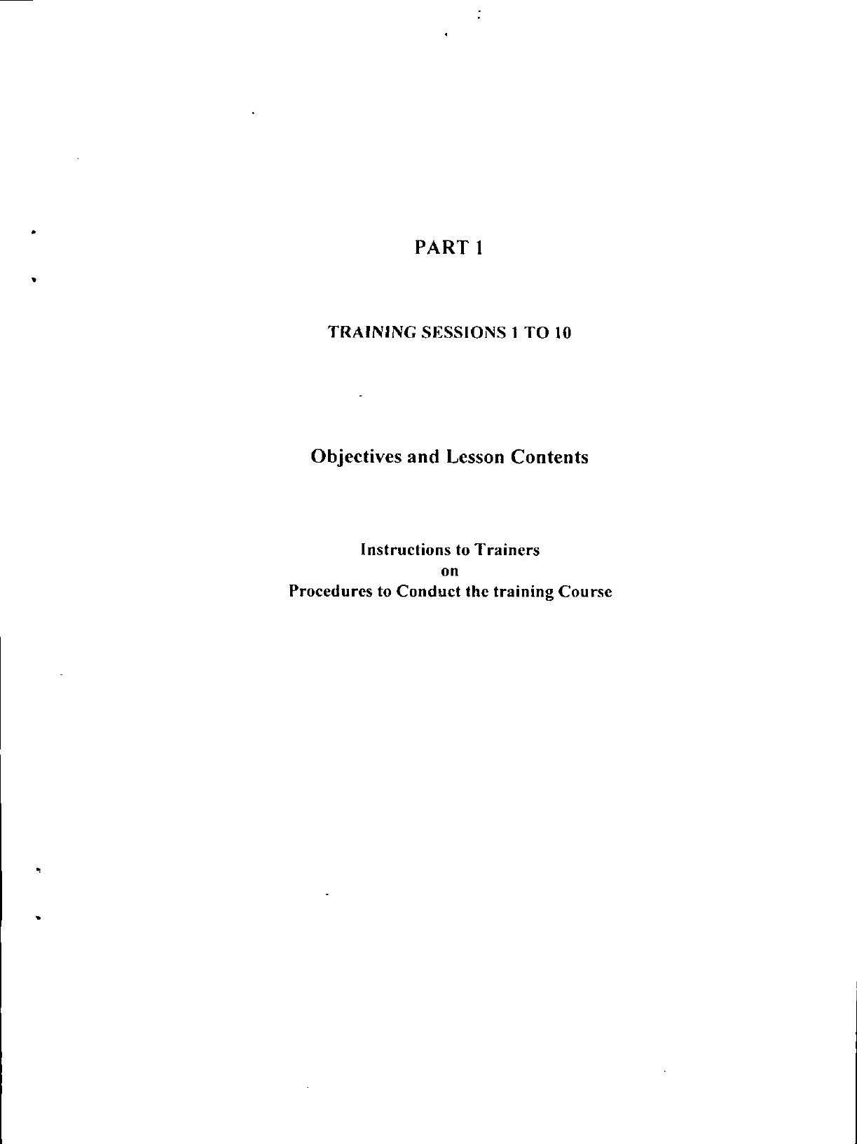 Cattle And Buffalo Farming A Training Manual For Extension Workers