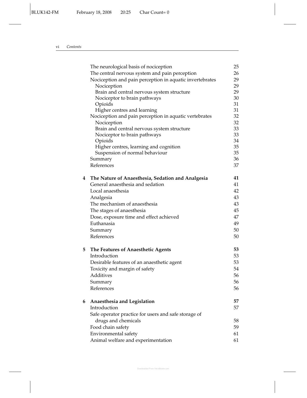 Anaesthetic And Sedative Techniques For Aquatic Animals 3Rd Edition
