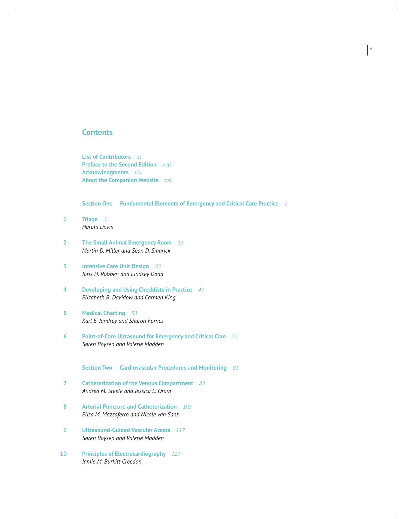 Advanced Monitoring and Procedures for Small Animal Emergency and Critical Care