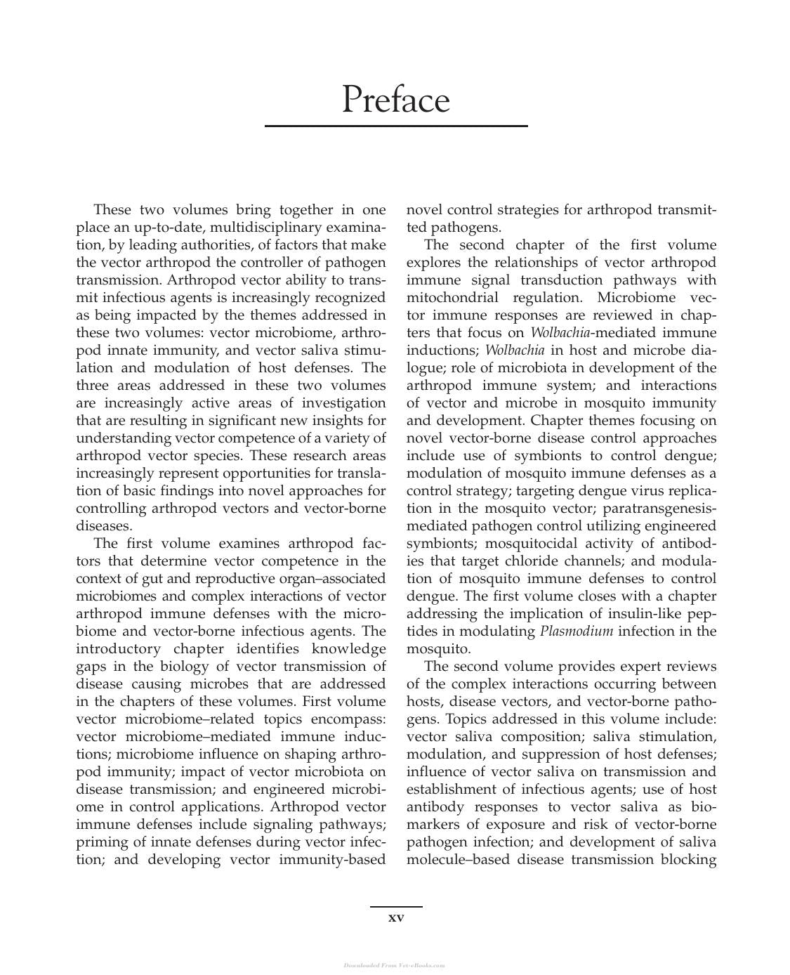 Arthropod Vector Controller of Disease Transmission Volume 1
