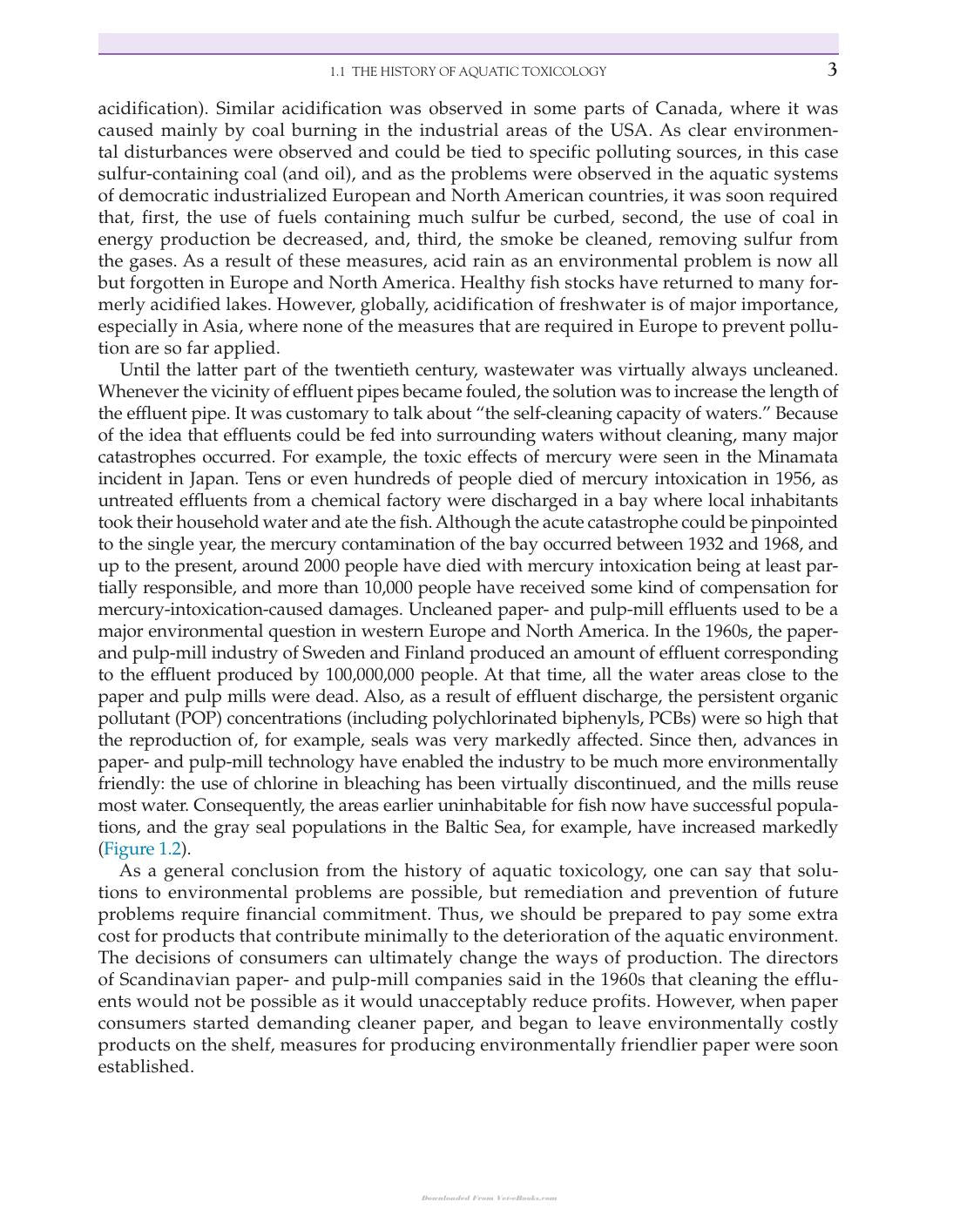 An Introduction to Aquatic Toxicology Pdf
