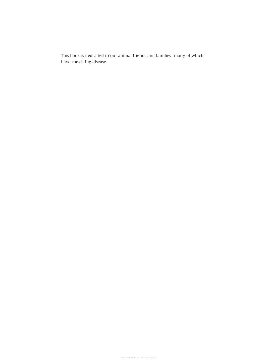 Canine And Feline Anesthesia And Co Existing Disease