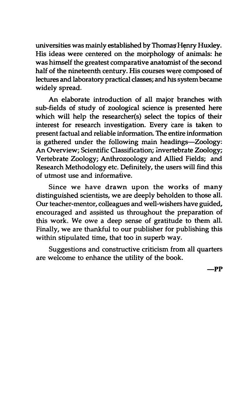 Research In Zoology Fundamentals Areas And Methodology