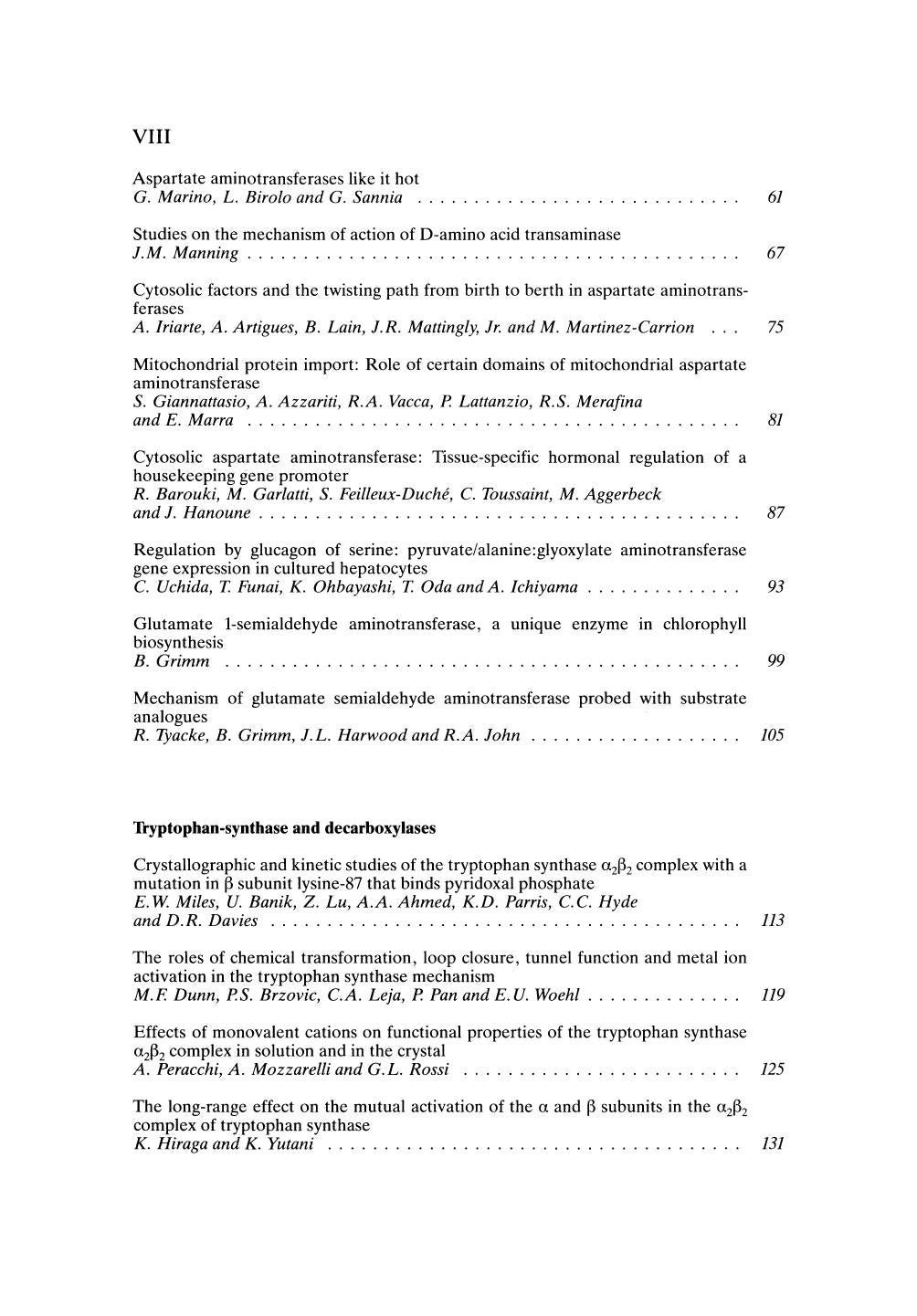 Biochemistry of Vitamins B6 and Pqq