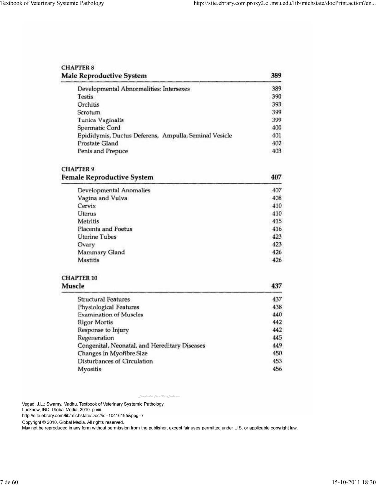 A Textbook of Veterinary Systemic Pathology