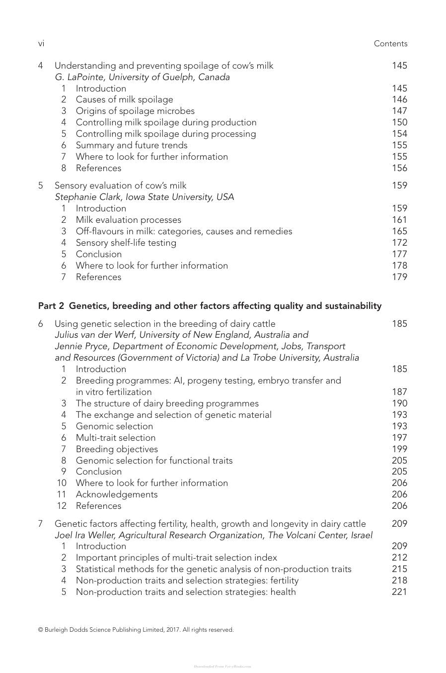 Achieving Sustainable Production Of Milk Volume 1 3 Milk Composition Genetics And Breeding