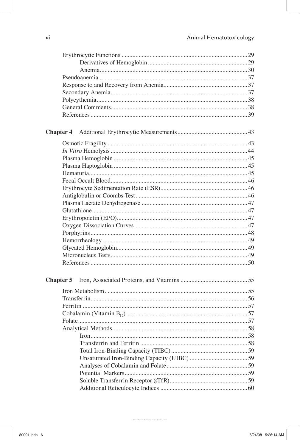 Animal Hematotoxicology A Practical Guide For Toxicologists And Biomedical Researchers