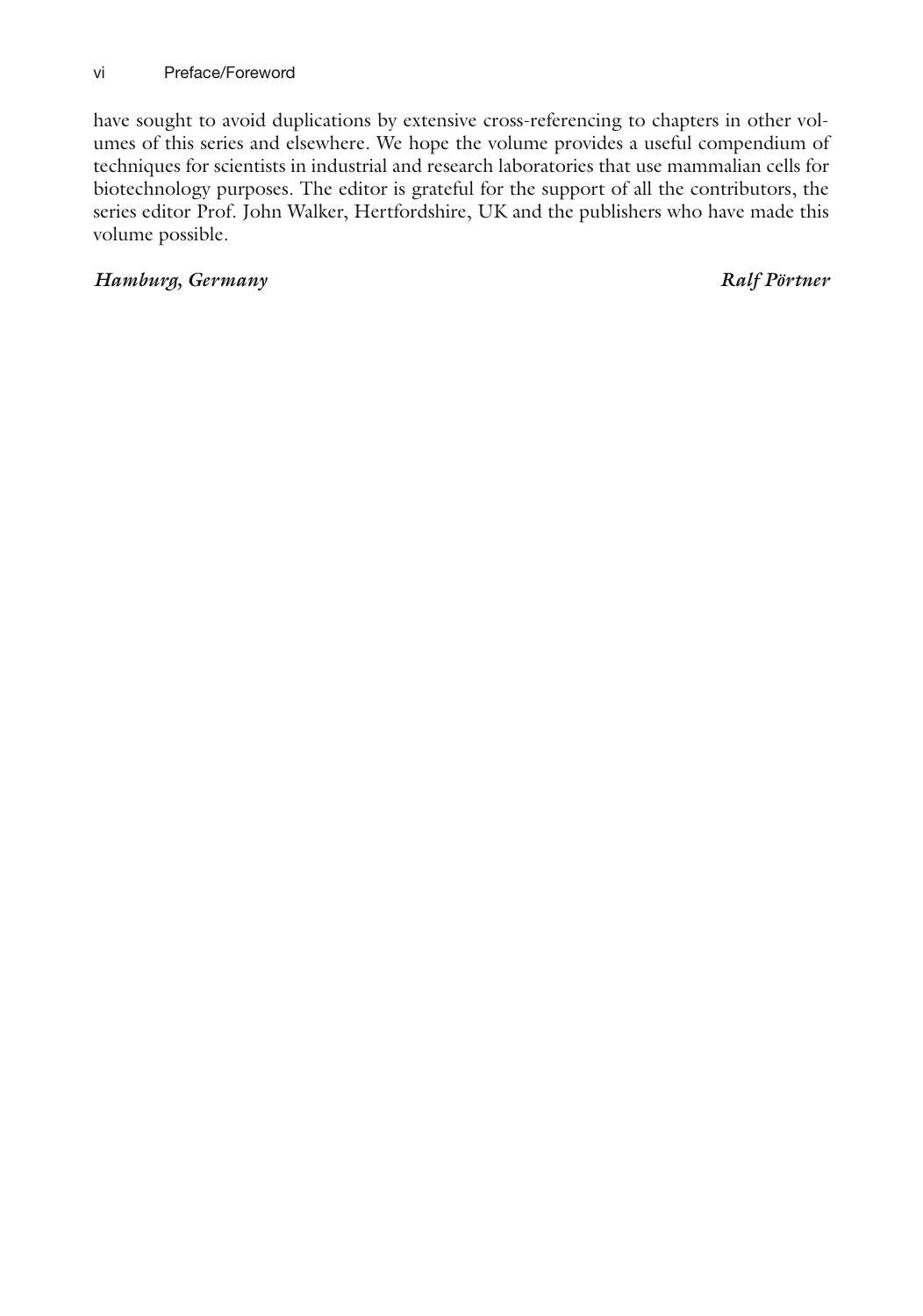 Animal Cell Biotechnology Methods and Protocols 3rd Edition
