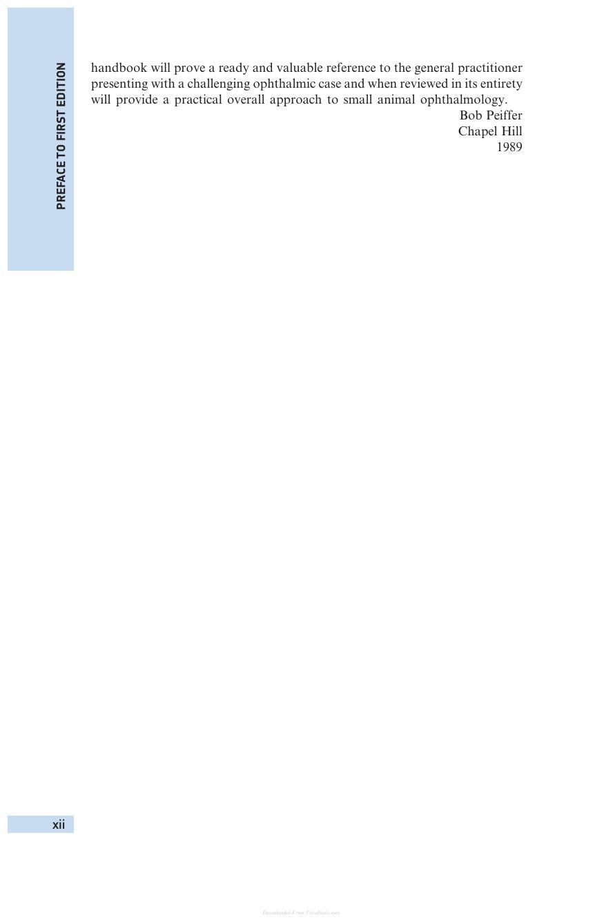 Small Animal Ophthalmology 4Th Edition