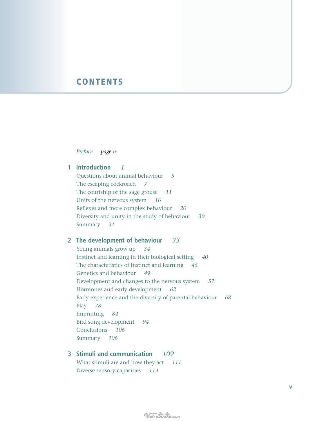 An Introduction to Animal Behaviour 6th Edition