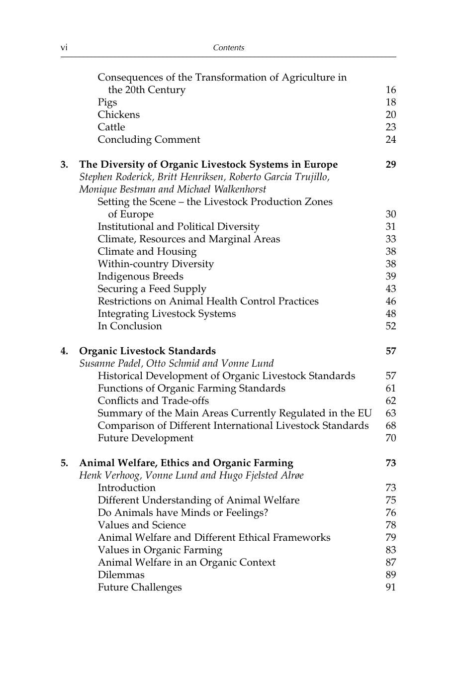 Animal Health And Welfare In Organic Agriculture
