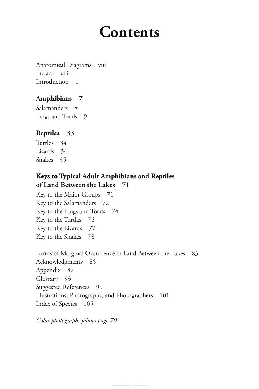 Amphibians And Reptiles Of Land Between The Lakes