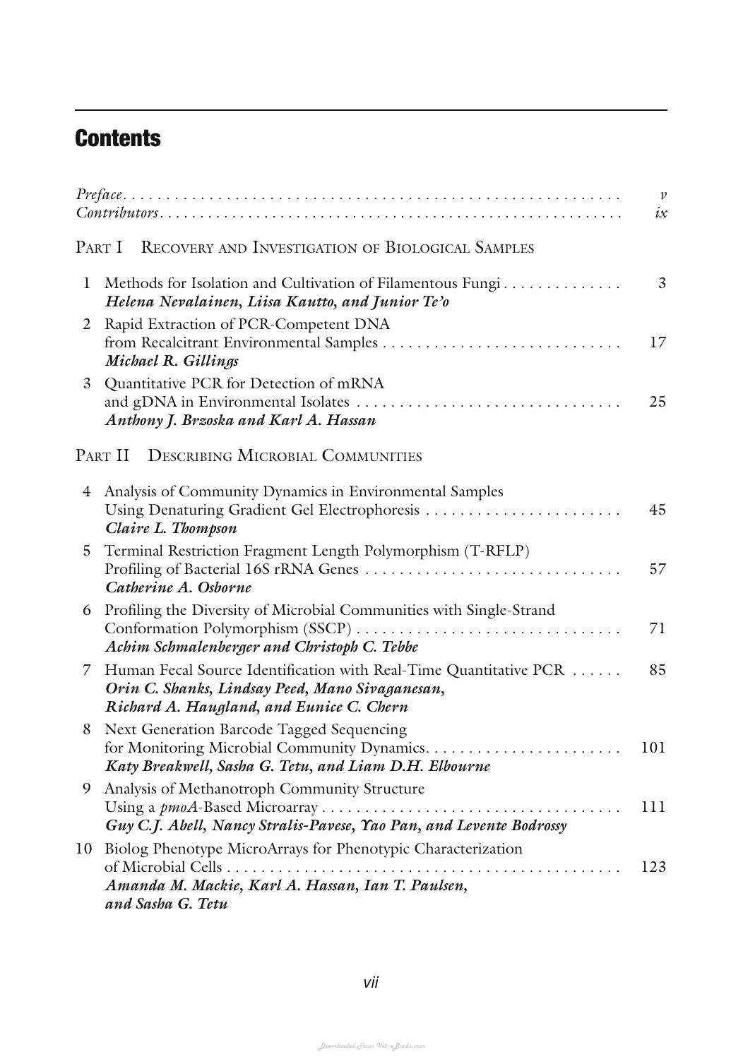 Environmental Microbiology Methods and Protocols 2nd Edition