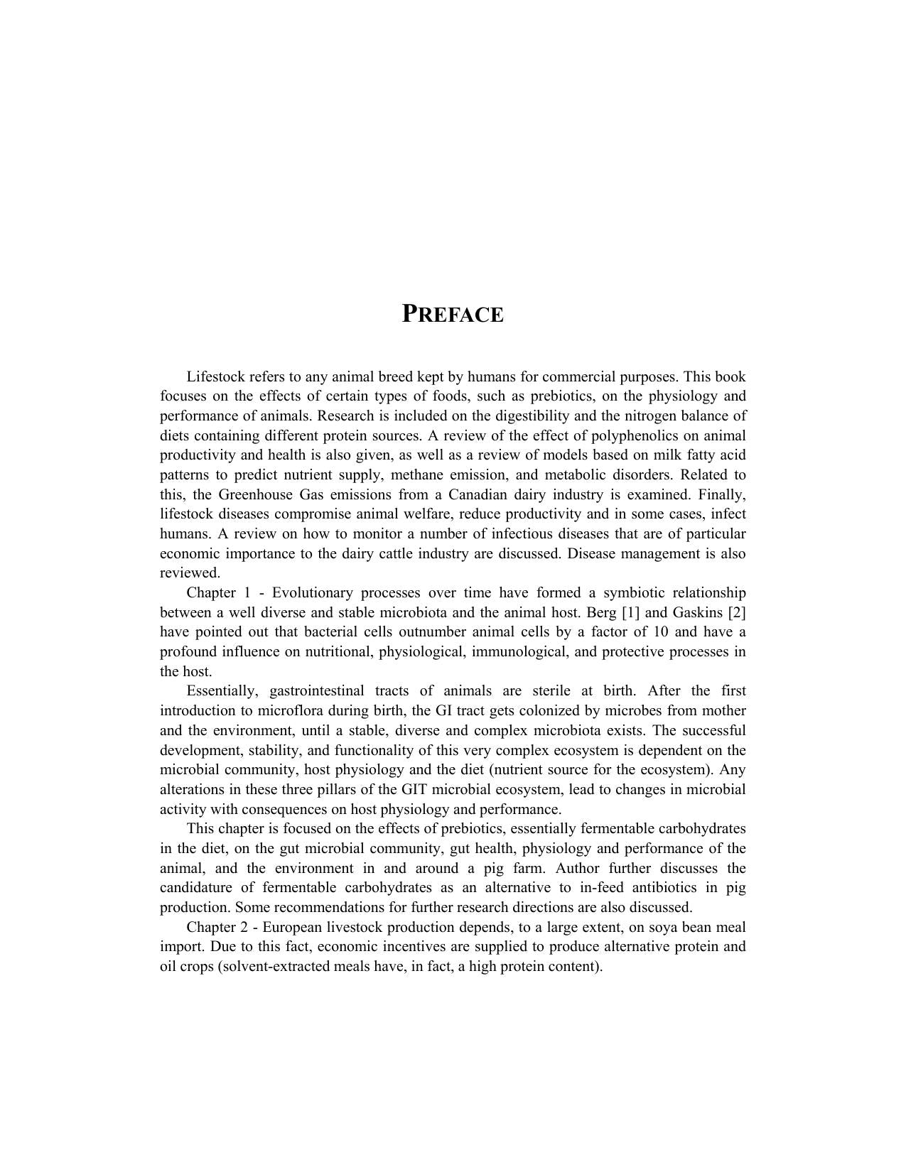 New Research On Livestock Science And Dairy Farming