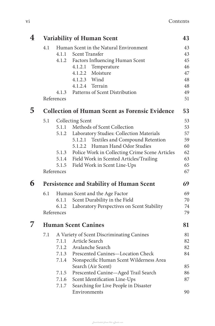 Human Scent Evidence