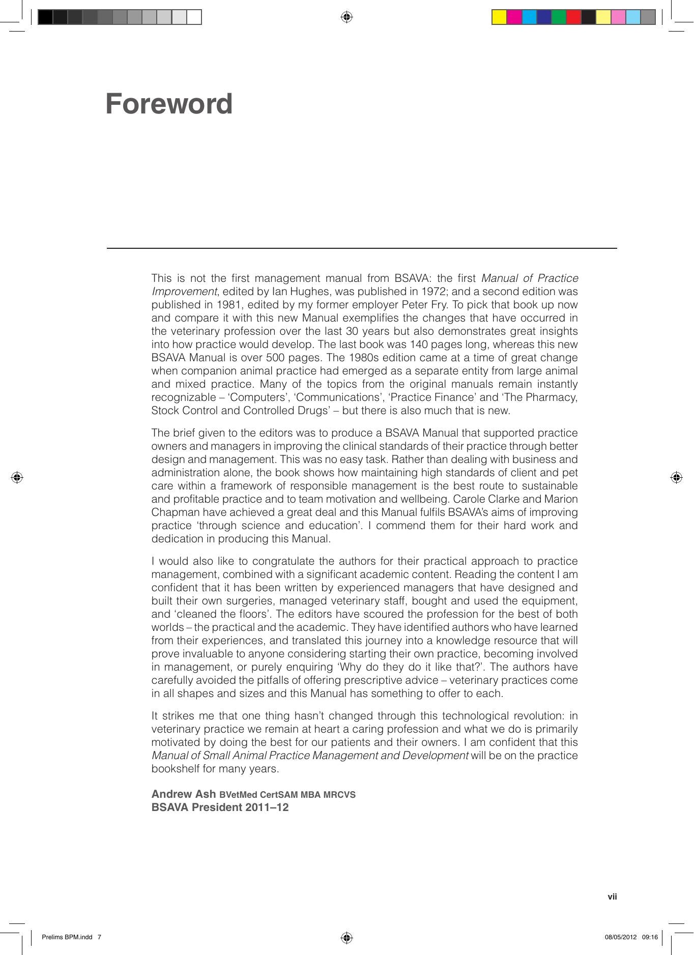 Bsava Manual of Small Animal Practice Management and Development