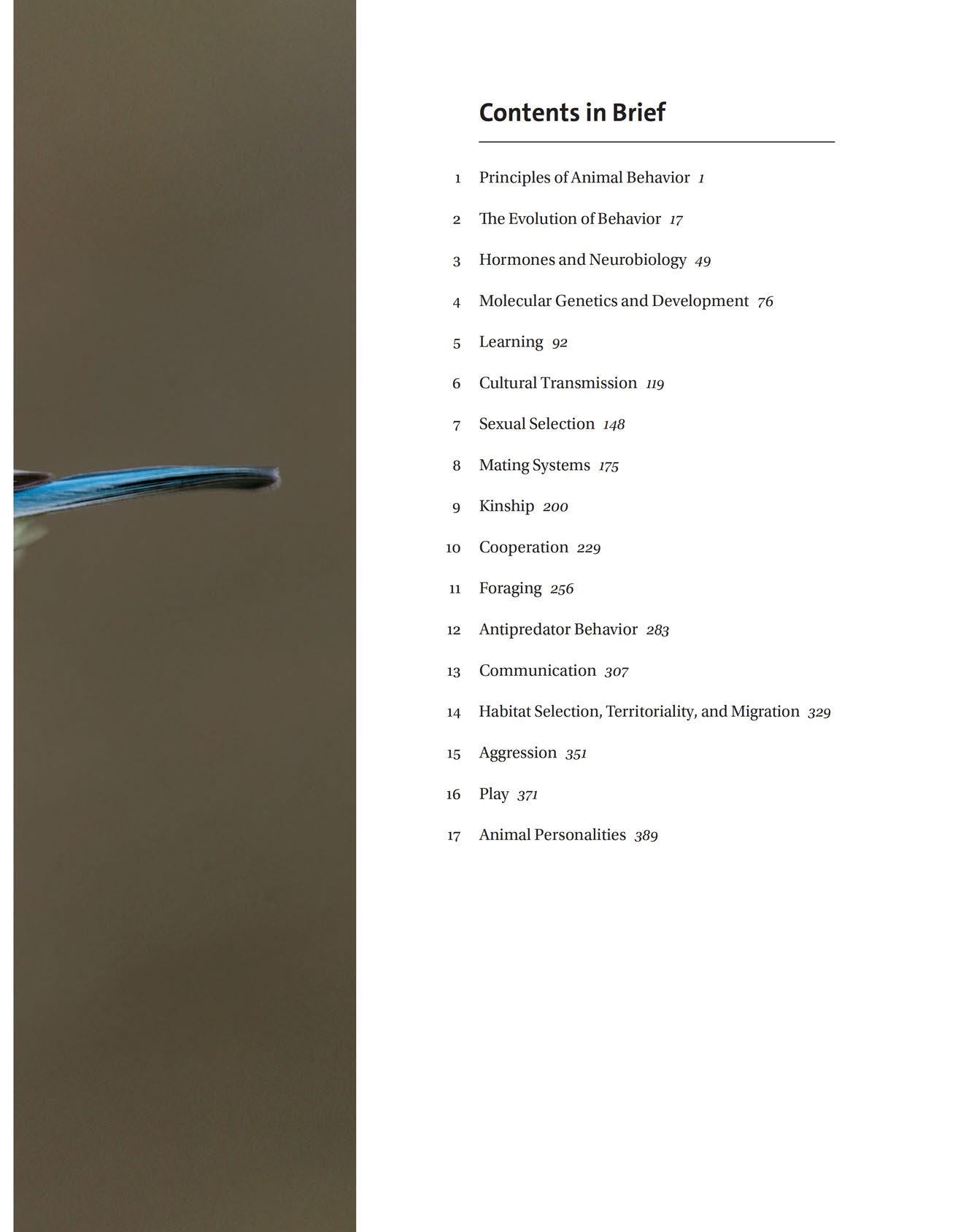 Principles Of Animal Behavior 5Th Edition