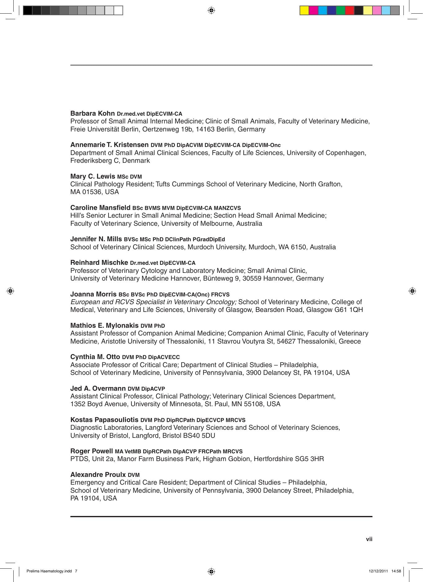 Bsava Manual of Canine and Feline Haematology and Transfusion Medicine