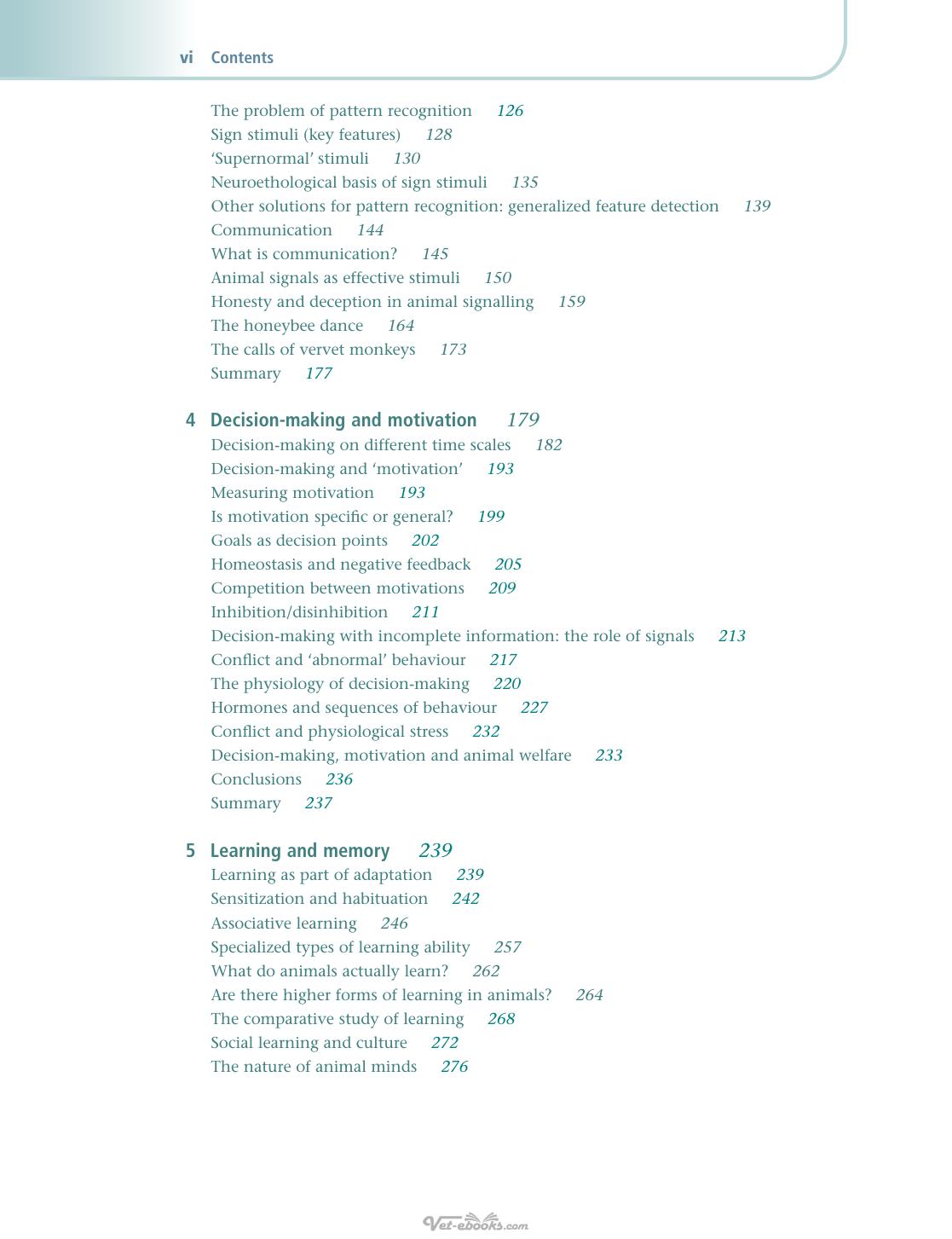 An Introduction to Animal Behaviour 6th Edition