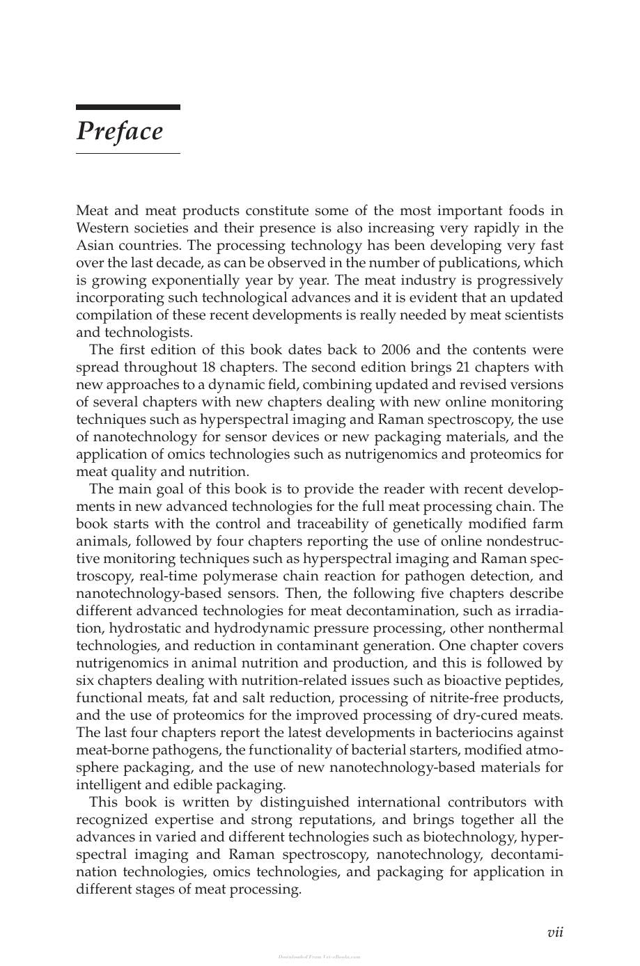 Advanced Technologies For Meat Processing