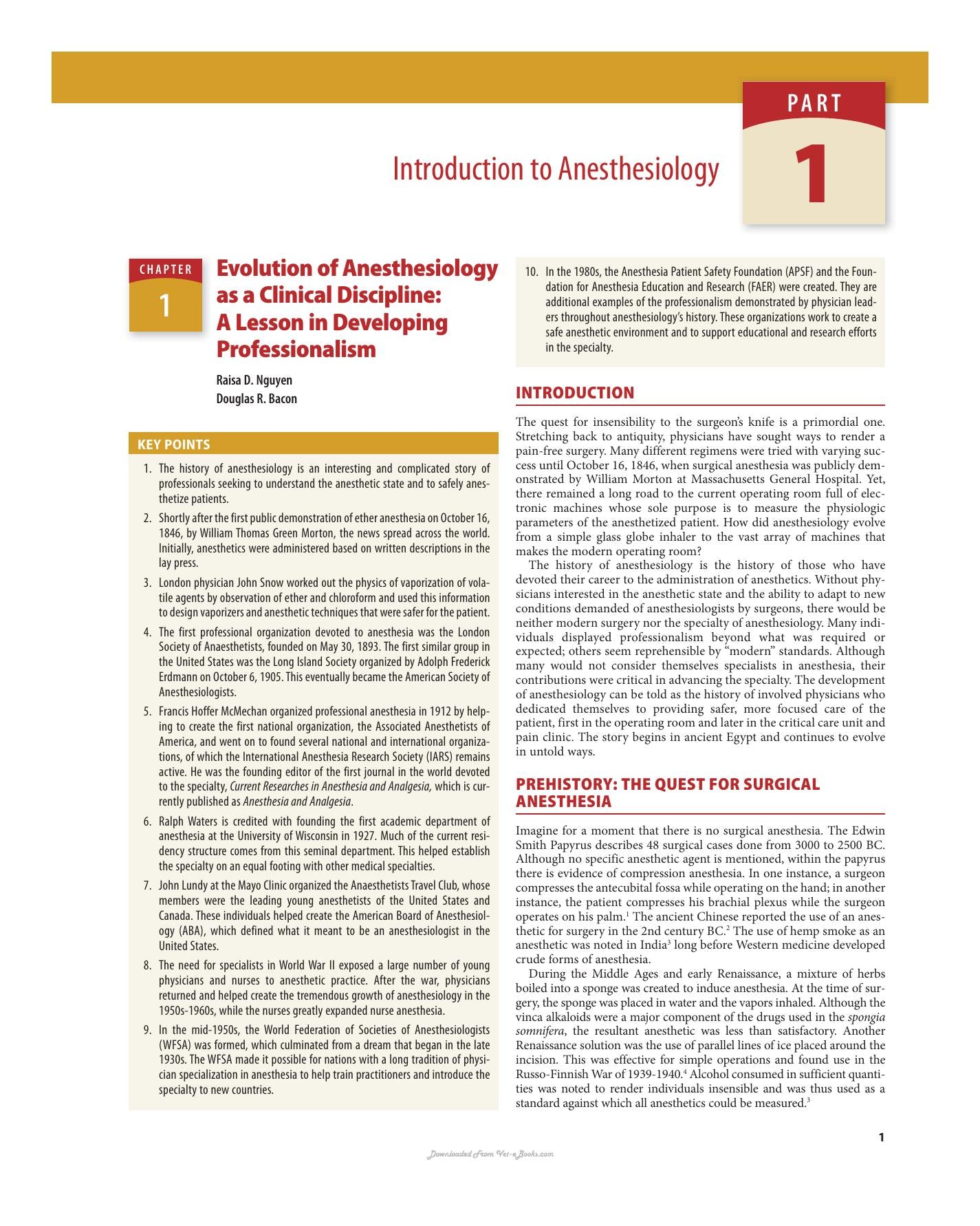 Anesthesiology 3Rd Edition