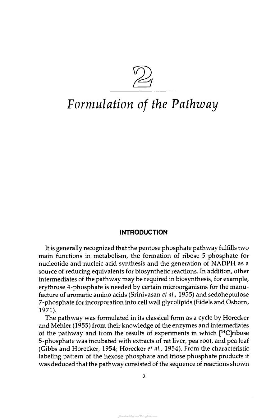 The Pentose Phosphate Pathway Terry Wood
