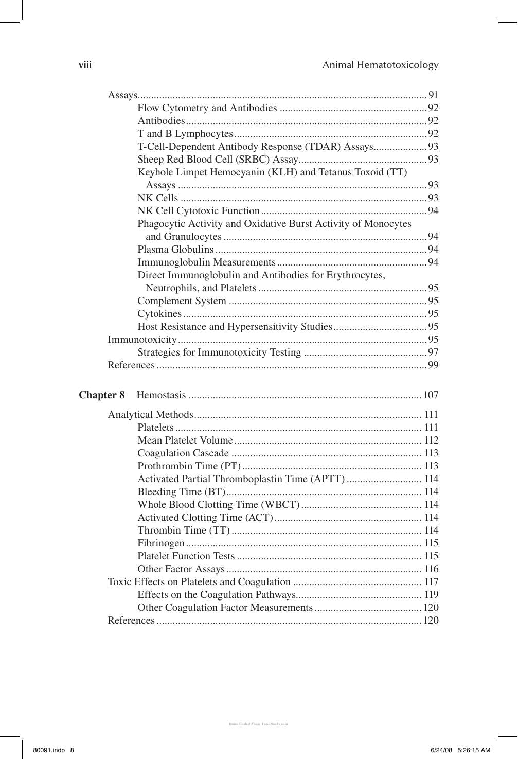 Animal Hematotoxicology A Practical Guide For Toxicologists And Biomedical Researchers