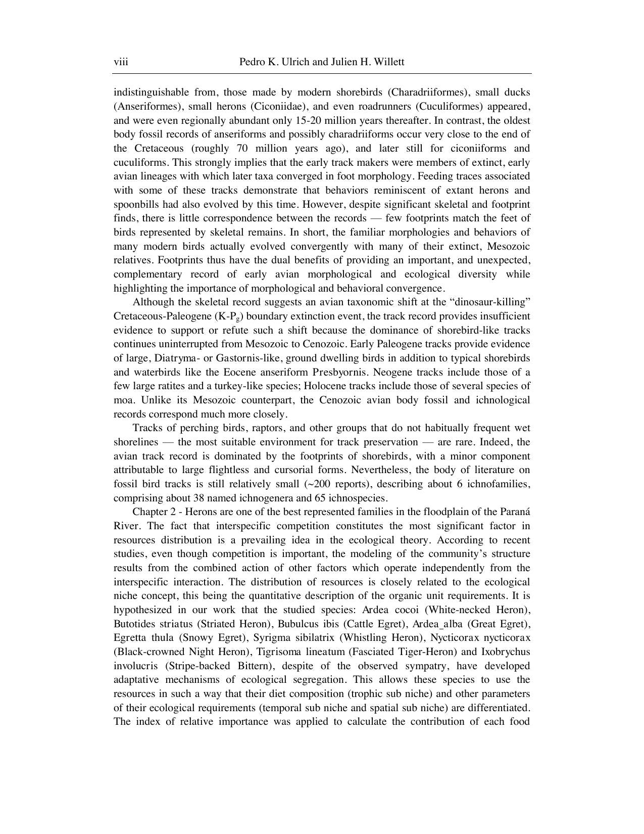 Trends In Ornithology Research