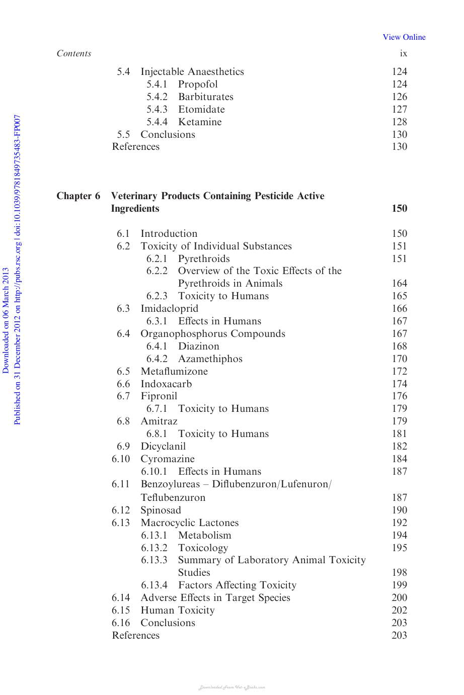 Toxicological Effects Of Veterinary Medicinal Products In Humans Volume 1 2