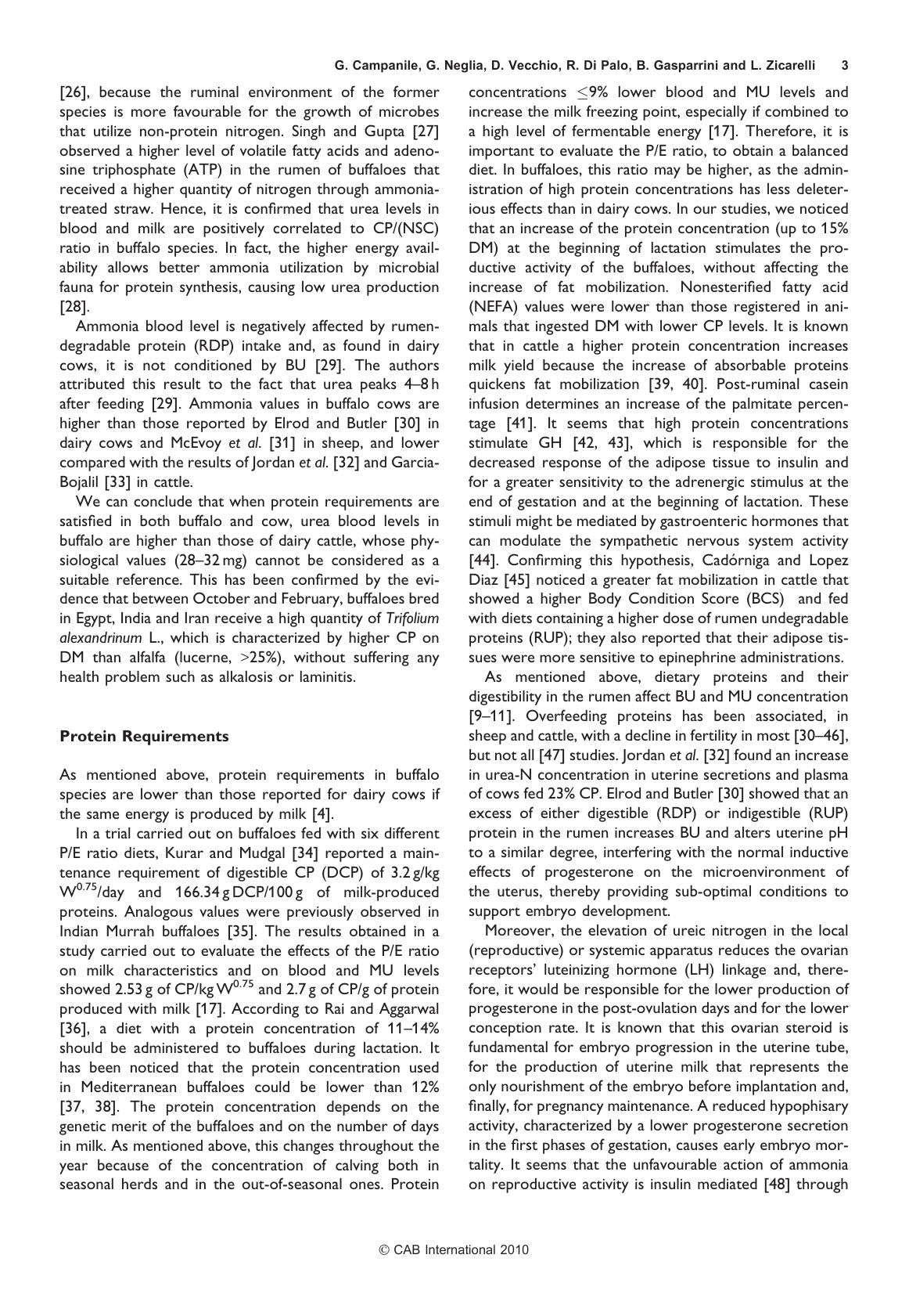 Animal Science Reviews 2010