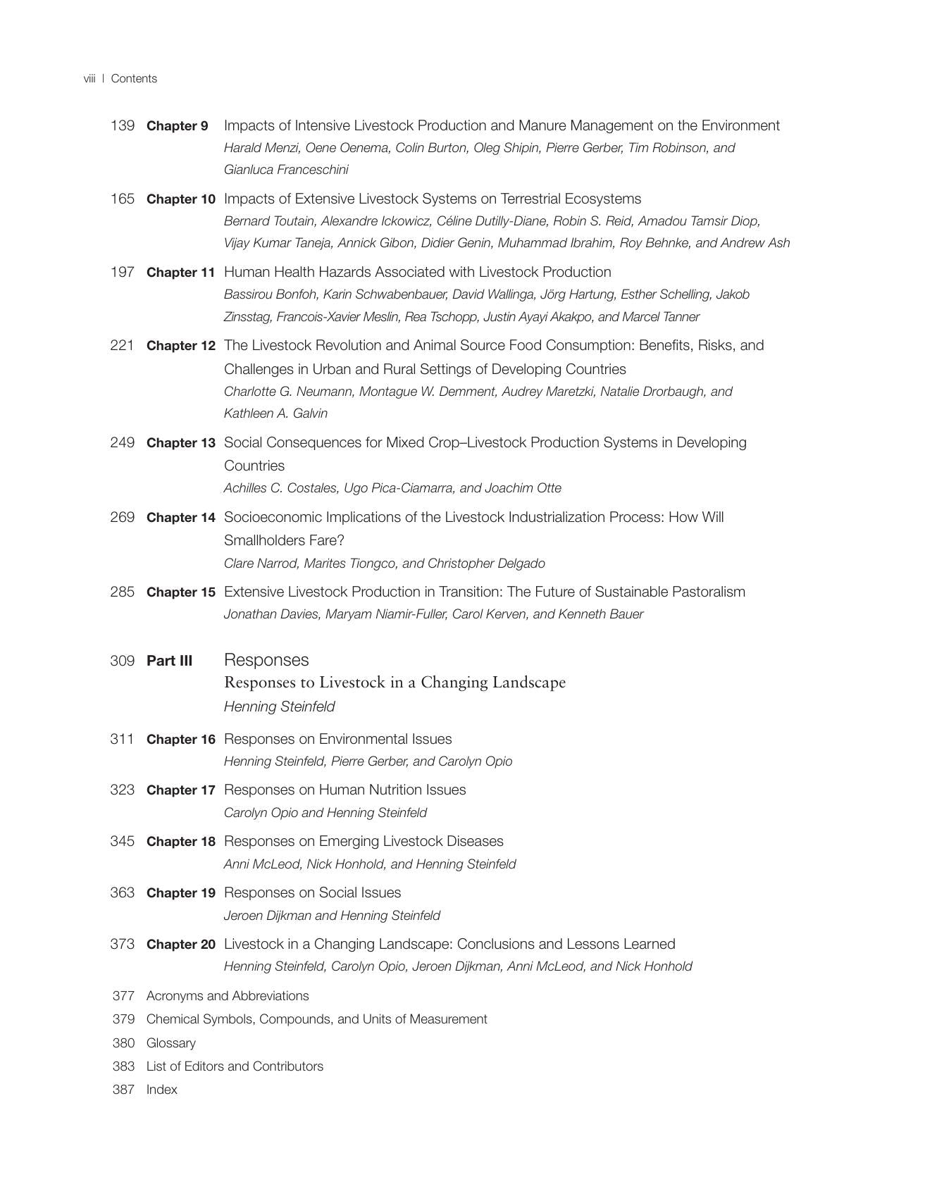 Livestock In A Changing Landscape Volume 1
