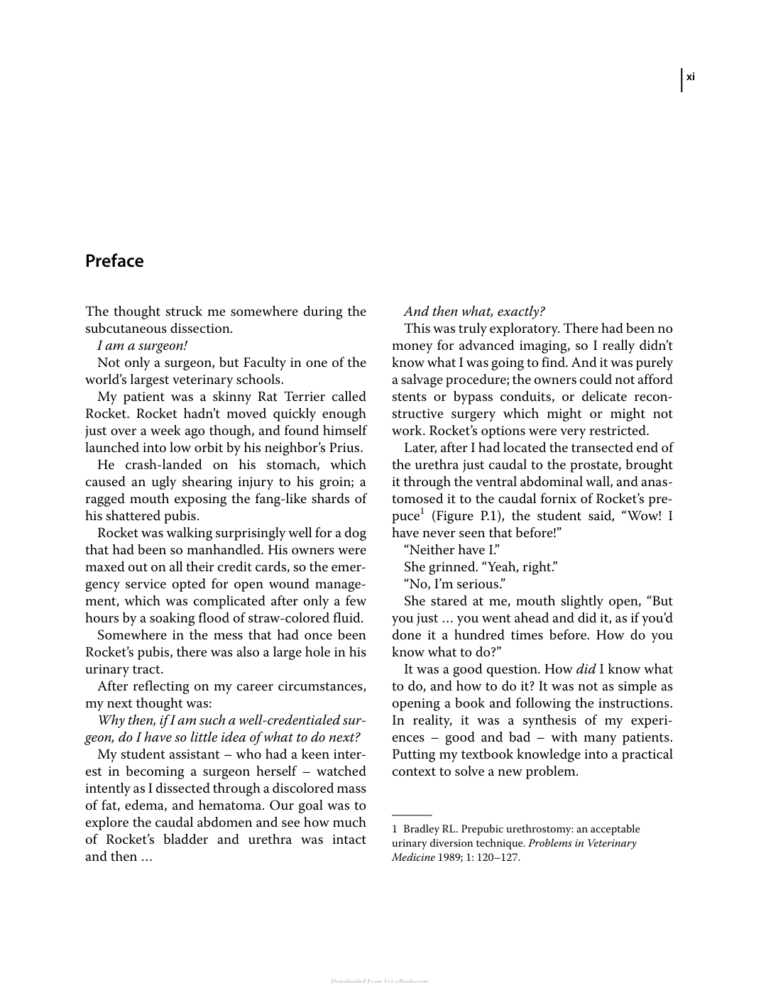 Pitfalls in Veterinary Surgery — chapter1 page