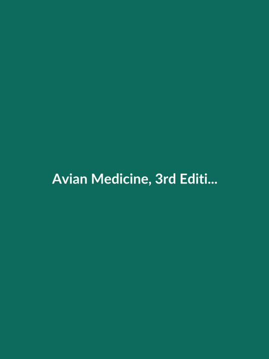 Avian Medicine, 3rd Edition - Veterinary E-Book Cover
