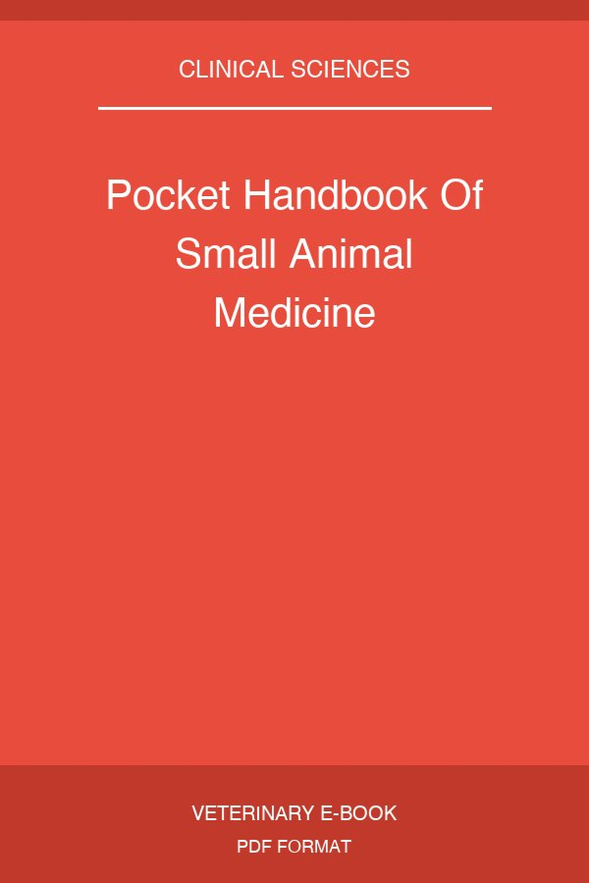 Pocket Handbook Of Small Animal Medicine