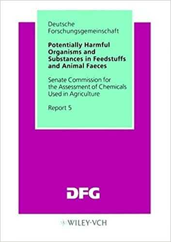 Potentially Harmful Organisms And Substances In Feedstuffs And Animal Faeces