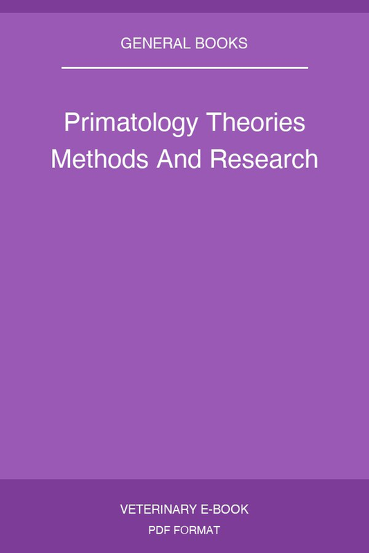 Primatology Theories Methods And Research
