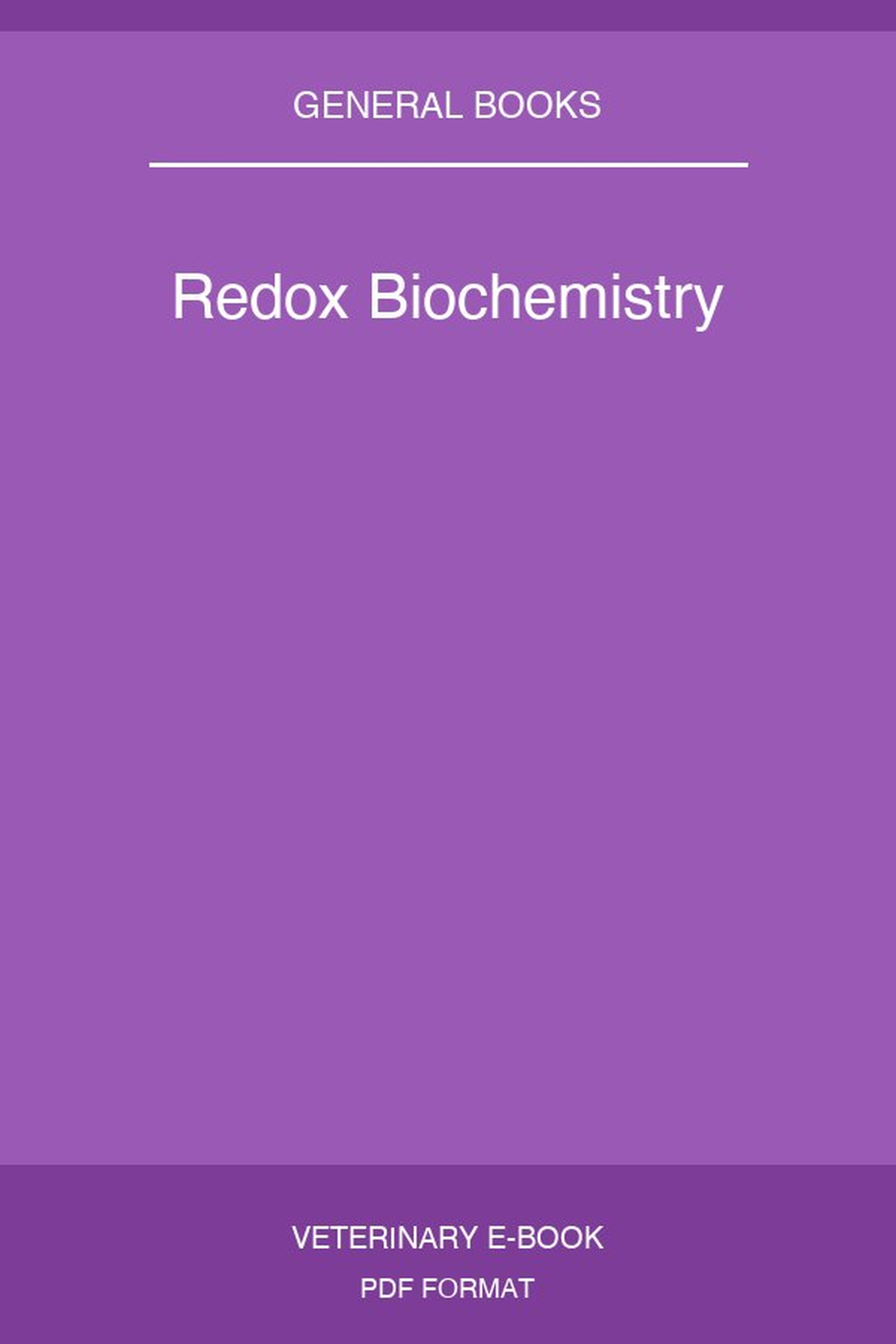 Redox Biochemistry