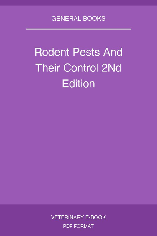 Rodent Pests And Their Control 2Nd Edition