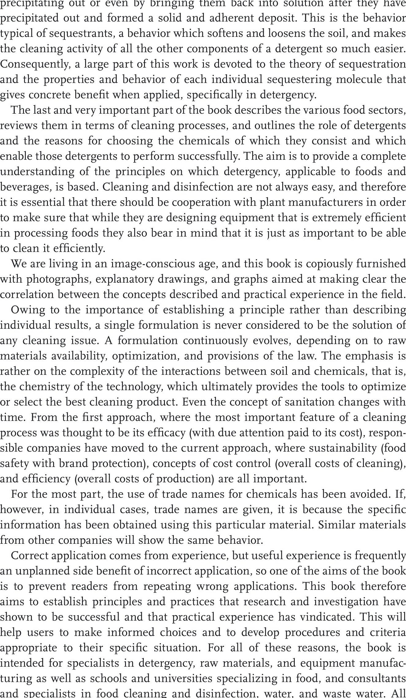 Sanitation Cleaning And Disinfection In The Food Industry