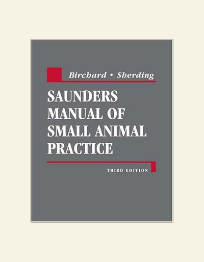 Saunders Manual of Small Animal Practice 3rd Edition — front cover