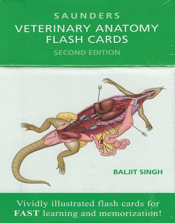Saunders Veterinary Anatomy Flash Cards, 2nd Edition
