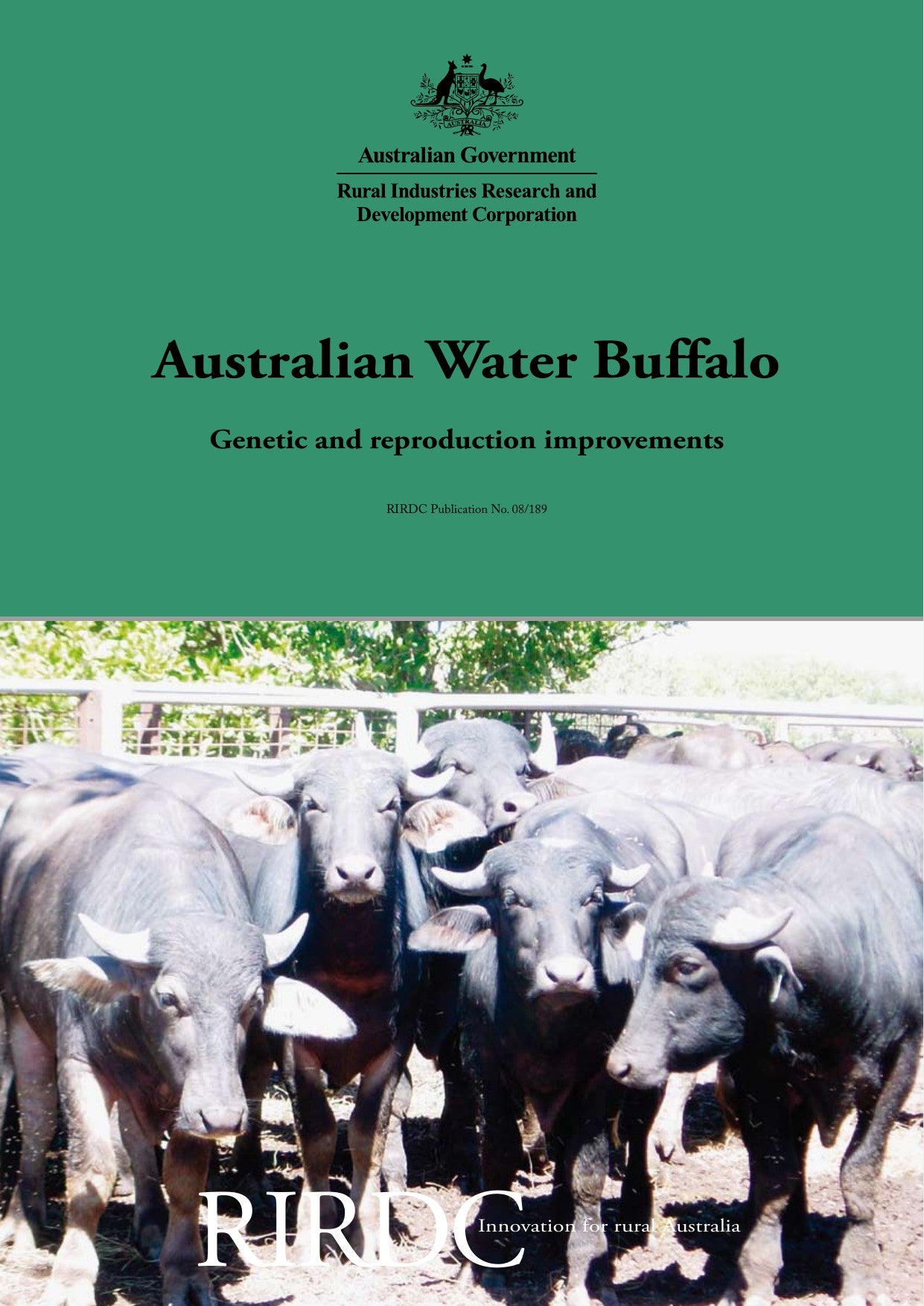 Australian Water Buffalo Genetic And Reproduction Improvements